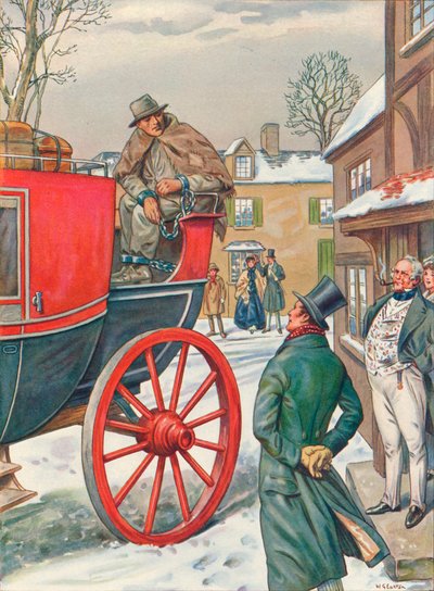 George Loveless 1797-1874 enchaîné de Dorchester à une prison, 1834, 1934 - Unbekannt
