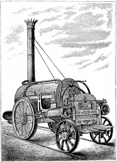 Locomotive Rocket de George Stephenson, vers 1875 - Unbekannt