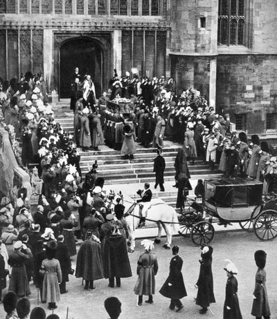 Lieu de repos de George V, chapelle Saint-Georges, château de Windsor, 28 janvier 1936 - Unbekannt