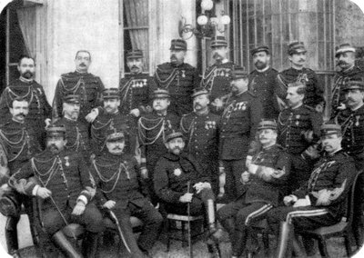 Georges Boulanger, général et homme politique français, avec d