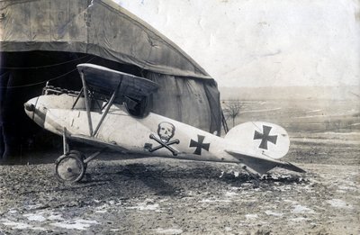 Albatros DV allemand, Souilly, France, 2 janvier 1918 - Unbekannt