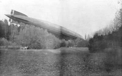 Zeppelin allemand L49 abattu et capturé intact par les Français, 20 octobre 1917 - Unbekannt