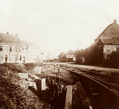 Canons allemands, Roeselare, Flandre, Belgique, vers 1914-1918 - Unbekannt