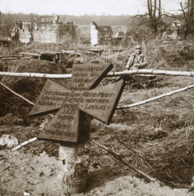 Tombe commune allemande, vers 1914-1918 - Unbekannt