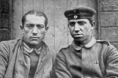 Prisonniers allemands capturés par les forces canadiennes, Vimy, France, Première Guerre mondiale, 1917 - Unbekannt