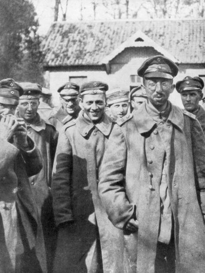 Prisonniers allemands capturés le 18 avril 1918, France - Unbekannt