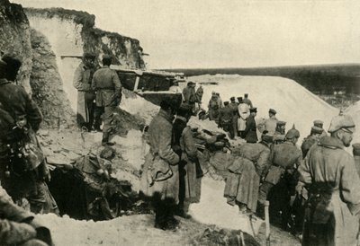 Soldats allemands à Hulluch dans le nord de la France, Première Guerre mondiale, vers 1915, vers 1920 - Unbekannt