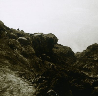 Tranchée allemande, Combles, nord de la France, vers 1914-1918 - Unbekannt