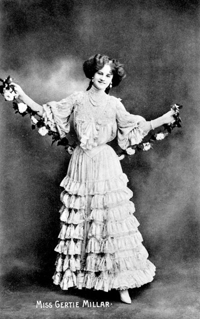 Gertie Millar 1879-1952, actrice anglaise, 1906 - Unbekannt