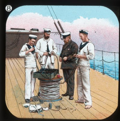 Préparation de la lumière électrique -- H.M.S. Édimbourg, vers 1900 - Unbekannt