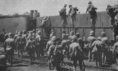 Montée dans un train blindé, 1902 - Unbekannt