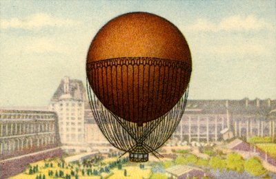 Le ballon de Giffard exposé à l