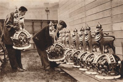 Couronnes dorées pour le Mall, 1937 - Unbekannt