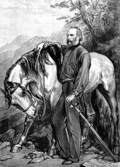 Giuseppe Garibaldi, patriote italien et soldat du Risorgimento, 1861 - Unbekannt