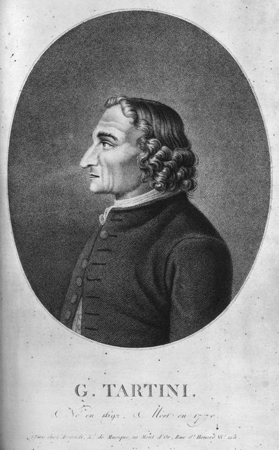 Giuseppe Tartini 1692-1770 était un compositeur et violoniste baroque italien - Unbekannt