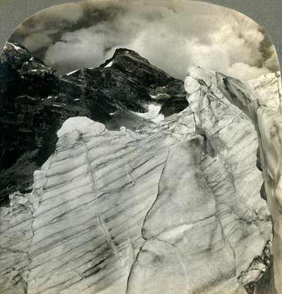 Vue glaciaire dans les Rocheuses canadiennes, C.-B., Canada, 1903 - Unbekannt