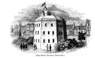 Théâtre du Globe, Bankside, Southwark, Londres, tel qu