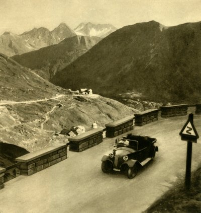 Glocknerhaus sur la route alpine du Grossglockner, Autriche, vers 1935 - Unbekannt