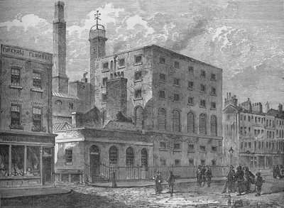 Brasserie Golden Square, Soho, Westminster, Londres, vers 1875-1878 - Unbekannt