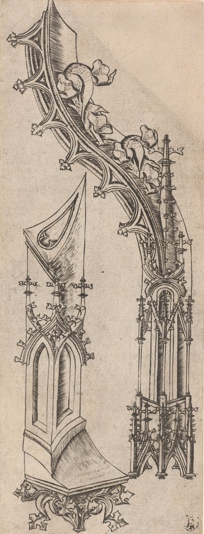 Lettre gothique D, vers 1480-1500 - Unbekannt