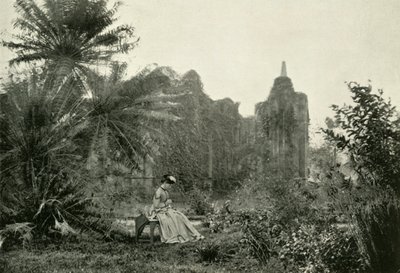 Ruine gothique dans le jardin de Barrackpore, c1870 - Unbekannt