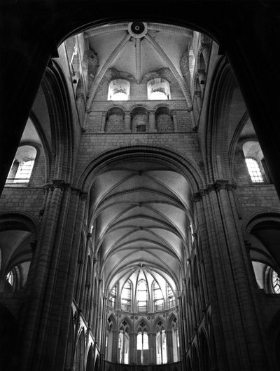 Art gothique : les voûtes de la nef et du chœur. Église Saint-Étienne, Caen (Calvados) - Unbekannt