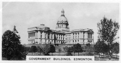 Bâtiments gouvernementaux, Edmonton, Alberta, Canada, vers les années 1920 - Unbekannt