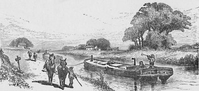 Bateau à grain sur le canal Érié - Unbekannt