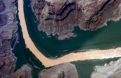 Grand Canyon avec le fleuve Colorado, Arizona, USA - Unbekannt