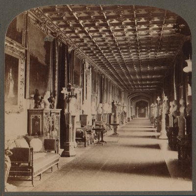 Grand Corridor, château de Windsor, Angleterre, vers 1910 - Unbekannt