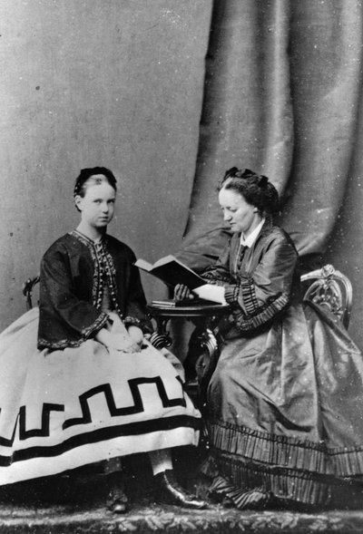 Grande Duchesse Maria Alexandrovna de Russie avec Anna Tyutcheva, 1864 - Unbekannt