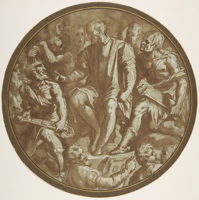 Grand-duc Cosme Ier de Toscane entouré de ses artistes - Unbekannt