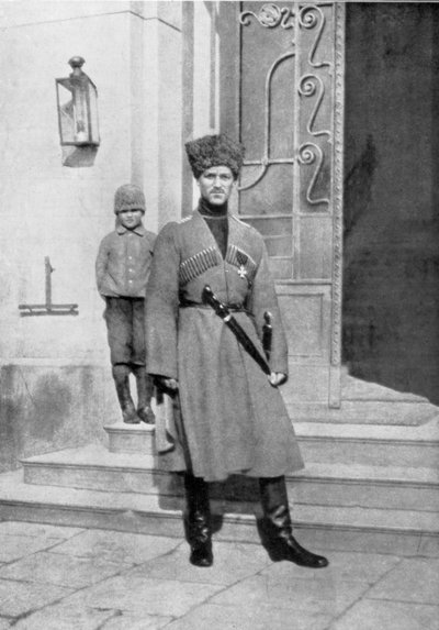 Grand-duc Michel Alexandrovitch de Russie en uniforme de cosaque, 1917 - Unbekannt