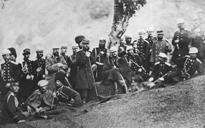 Grand-Duc Michel Nikolaïevitch de Russie en expédition, vers 1880 - Unbekannt