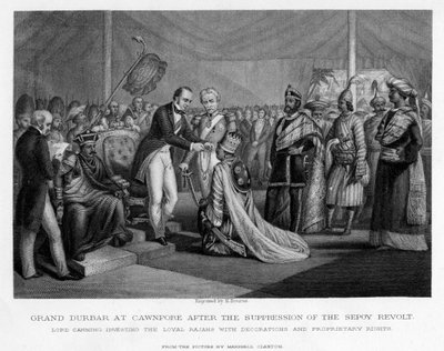 Grand Durbar à Cawnpore après la répression de la révolte des Cipayes, XIXe siècle - Unbekannt
