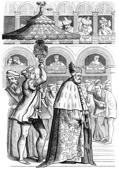 Grande procession du Doge, Venise, Italie, 16ème siècle - Unbekannt