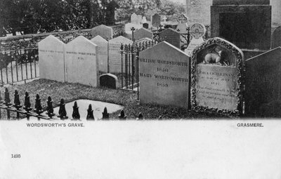 Tombe du poète William Wordsworth, Grasmere, Westmorland, 20ème siècle - Unbekannt