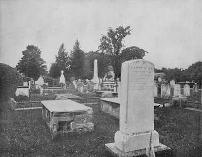 Tombes de Jonathan Edwards et Aaron Burr, Princeton, New Jersey, vers 1897 - Unbekannt