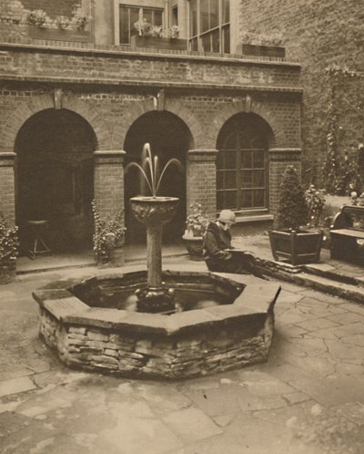 Cimetière de St. Ethelburga, Bishopgate, un lieu de repos pour les vivants, vers 1935 - Unbekannt