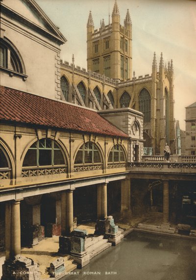 Grand Bain, Thermes romains, Bath, Somerset, vers 1925 - Unbekannt