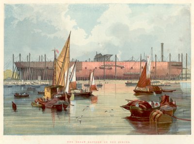 Great Eastern sur les stocks à Millwall sur la Tamise, 1857 - Unbekannt