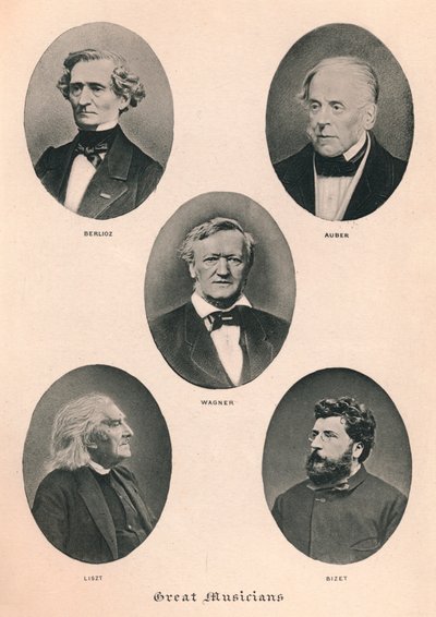 Grands Musiciens - Planche II., 1895 - Unbekannt