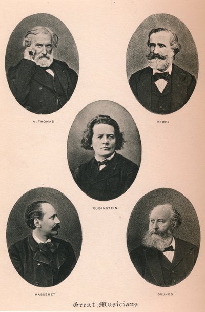 Grands musiciens - Planche I - Unbekannt
