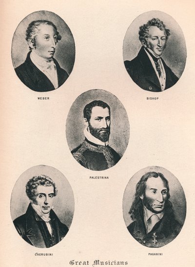 Grands musiciens - Planche XV - Unbekannt