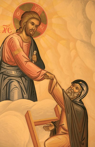 Icône orthodoxe grecque représentant l