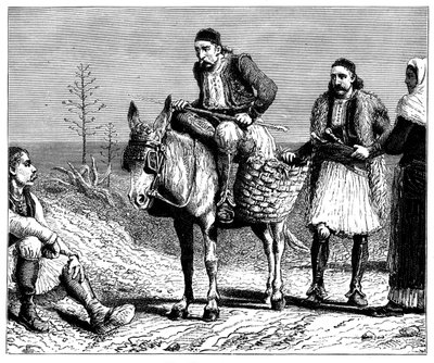 Paysans grecs, vers 1890 - Unbekannt