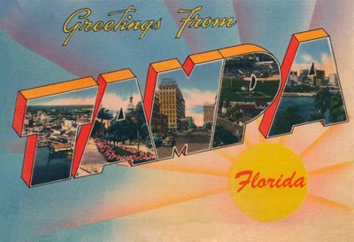 Salutations de Tampa, Floride, vers 1940 - Unbekannt