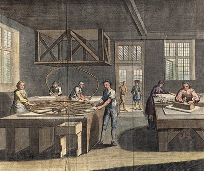 Meulage et polissage du verre à vitre, 1760 - Unbekannt
