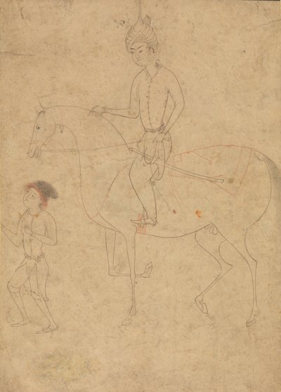 Palefrenier et cavalier, 1540-50 - Unbekannt
