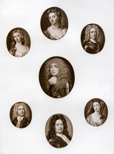 Groupe de portraits, fin XVIIe - début XVIIIe siècle 1906 - Unbekannt